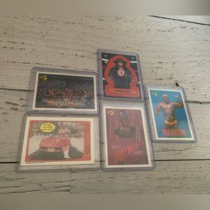 Wrestling Cards (Hulk Hogan/Bret Hitman Hart/The Undertaker)